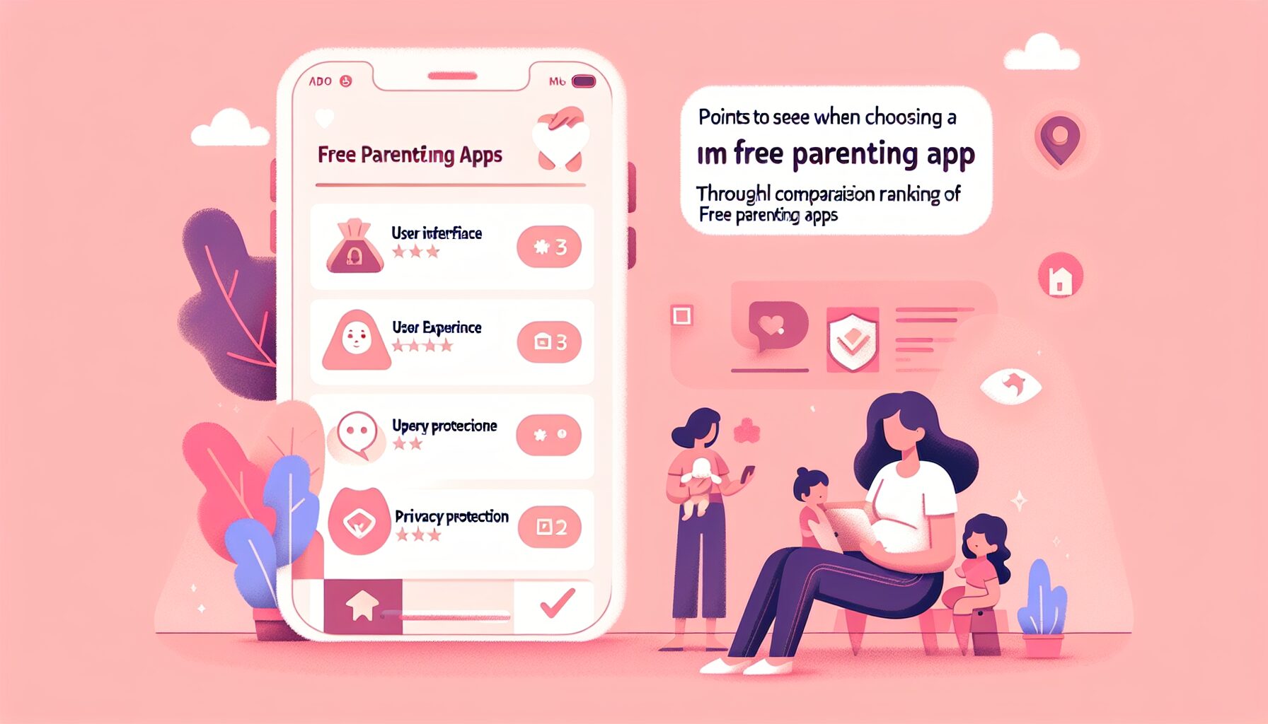 無料育児アプリ選びのポイント: UI/UXとプライバシー保護